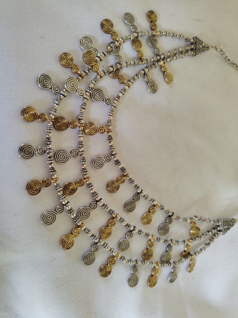Artificial jewellery necklace