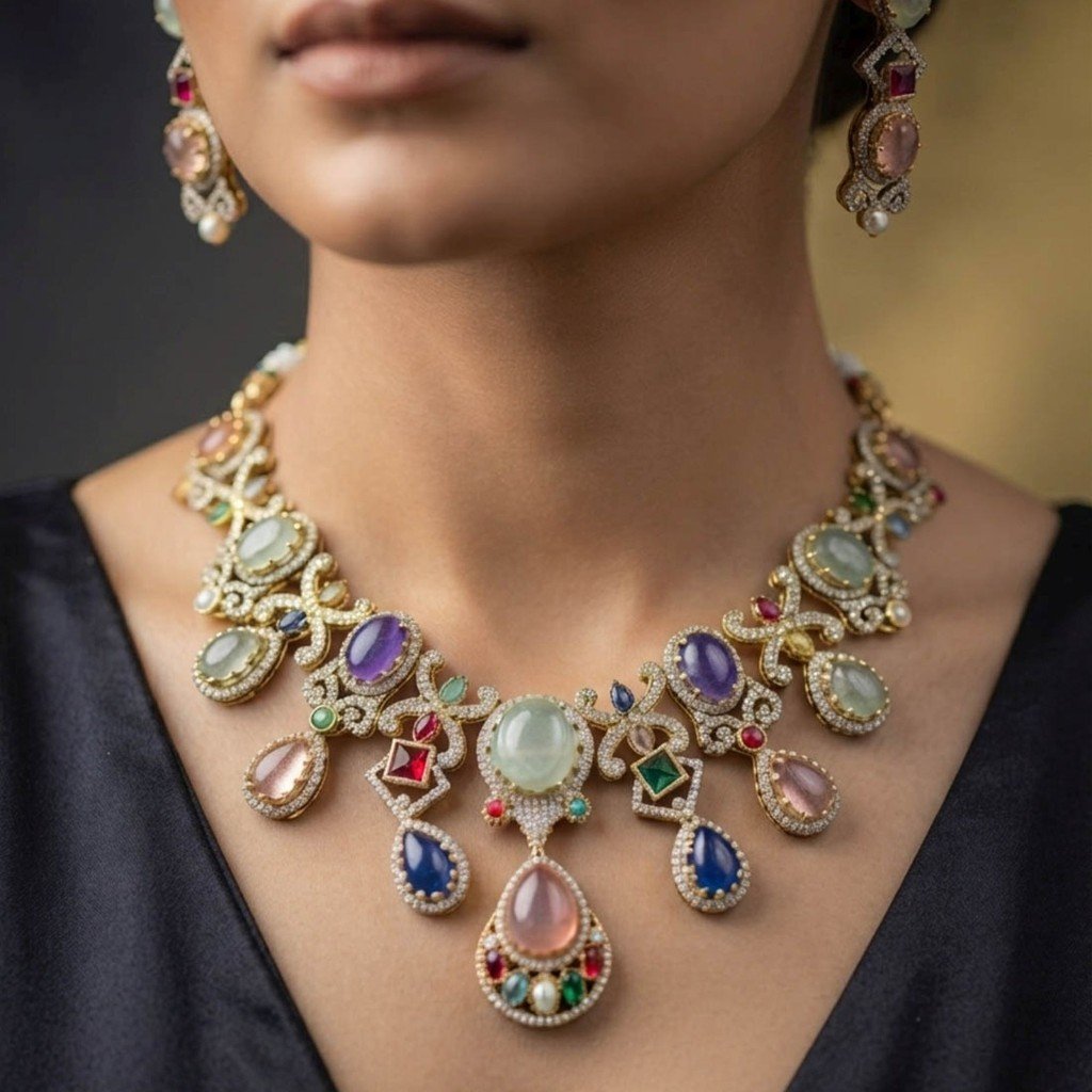 Artificial jewellery necklace